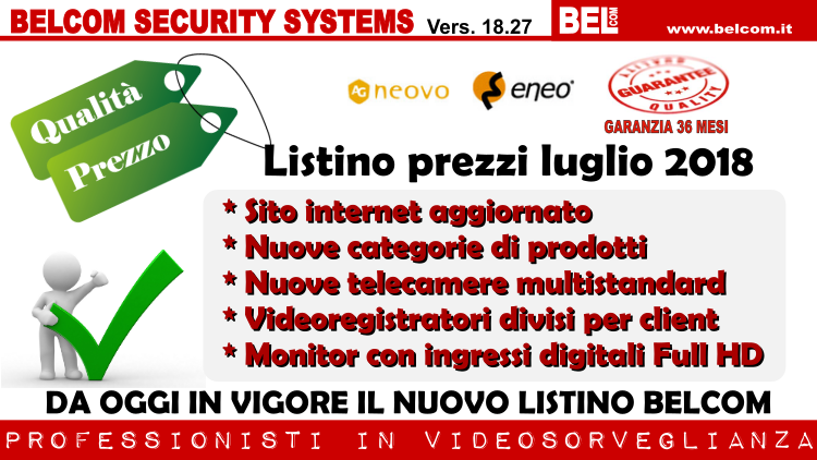 Professionisti in videosorveglianza